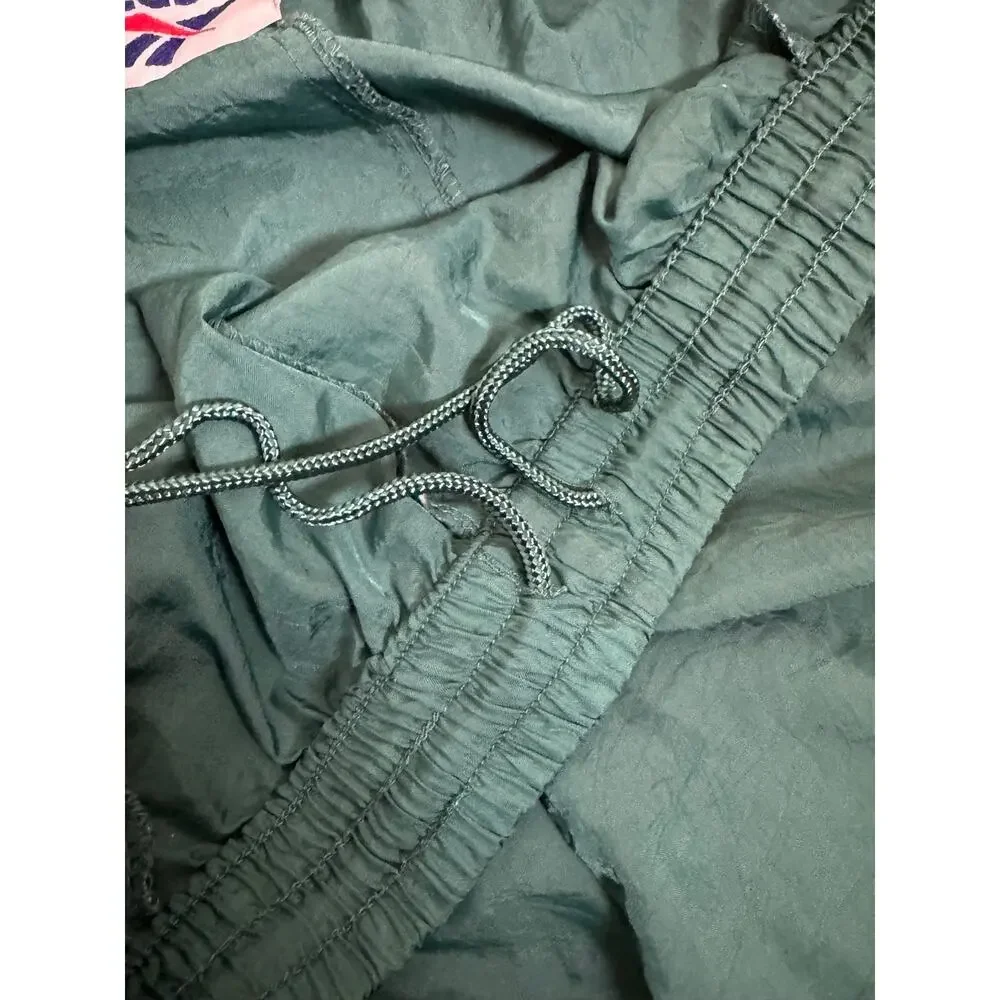 Vintage Reebok Teal Ankle Zip Windbreaker Track Pants Men's Large